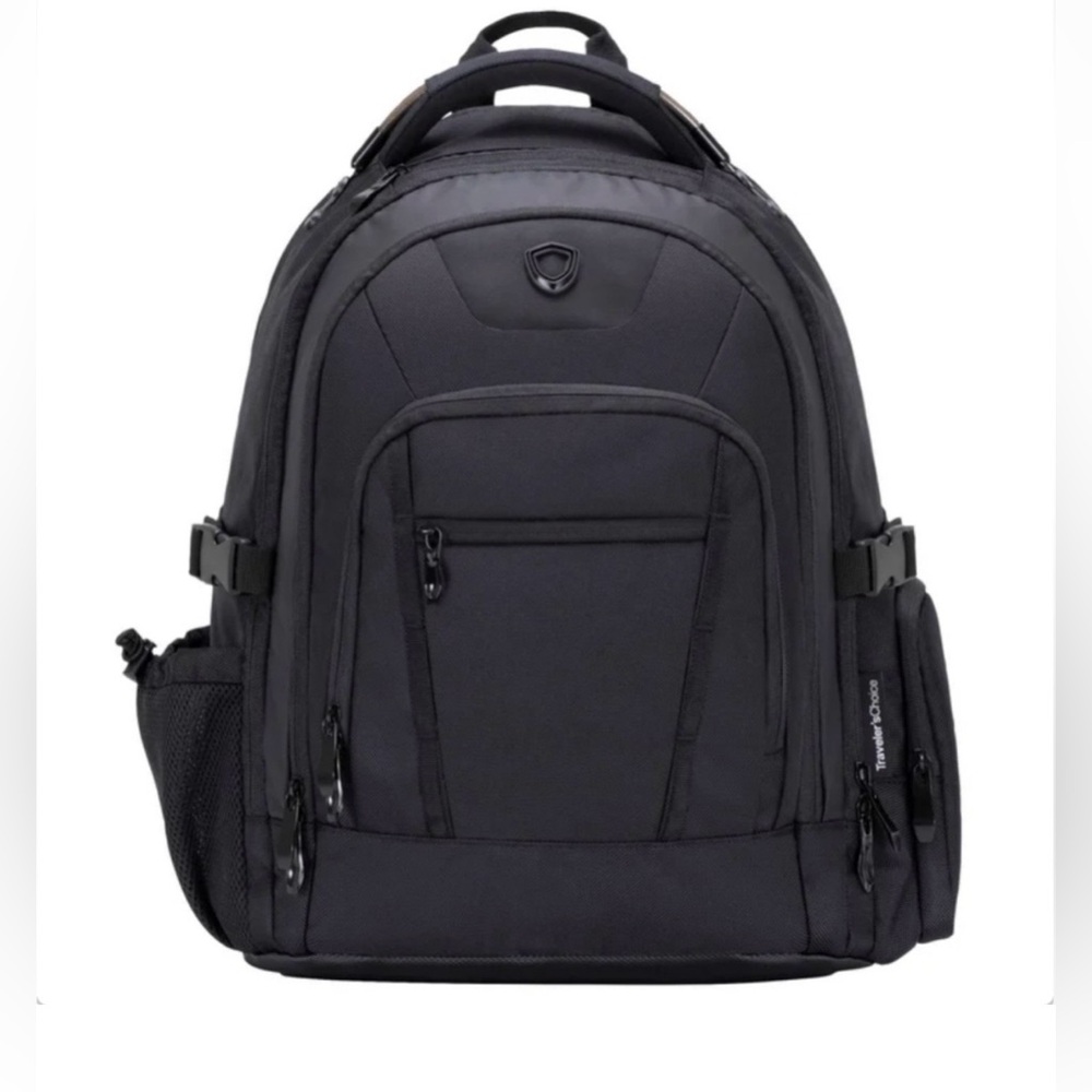 Traveler's Choice 19" Backpack Travel Bag Direct Multi-Pocket Laptop Black New